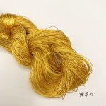 画像1: ブルサ製不撚絹糸　黄系４ (1)