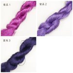 画像3: ブルサ製不撚絹糸　紫系１ (3)