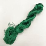 画像2: ブルサ製不撚絹糸　緑系１ (2)