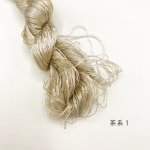 画像1: ブルサ製不撚絹糸　茶系１ (1)