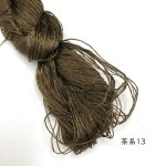 画像1: ブルサ製不撚絹糸　茶系13 (1)
