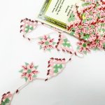 画像2: ヴィンテージイーネオヤパーツ：カスタモヌ　ピンクの五弁花(ダリア？） (2)