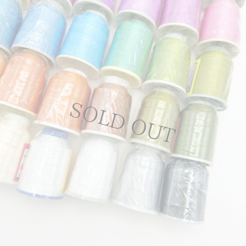 画像6: メーカーミックス:ポリエステル中糸35本セット：E (6)