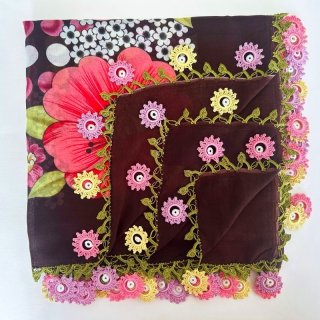 トルコ★ヴィンテージオヤスカーフ・２６枚セット トルコ オヤスカーフ ヴィンテージ ヴィンテージオヤスカーフ - トルコ