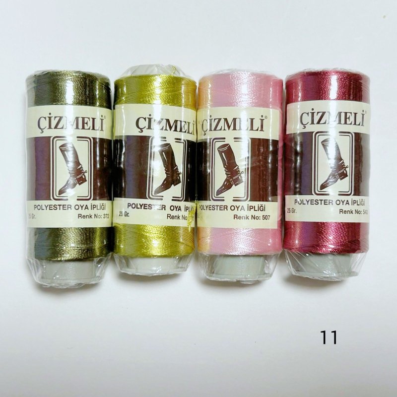 画像1: CIZMELIポリエステル細糸4本セットNo.11 (1)
