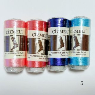 オヤ糸(セール) - トルコ伝統のレース編み イーネオヤ ロゼット