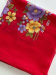 画像2: 作成用スカーフ　モダンレトロヤズマ　クリムゾンレッド (2)