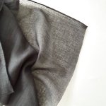 画像1: 作成用スカーフ　現行品：ポリエステル無地　黒 (1)