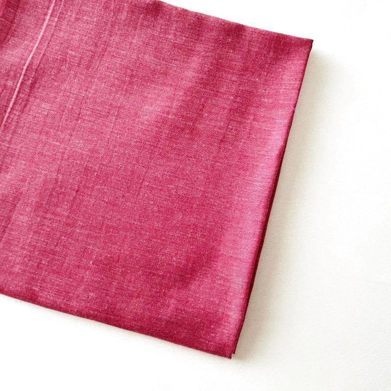 画像2: 作成用スカーフ　現行品：ポリエステル無地　暗紅色 (2)