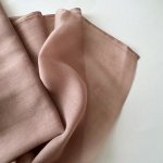 画像1: 作成用スカーフ　現行品：ポリエステル無地　モカ (1)