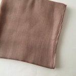 画像2: 作成用スカーフ　現行品：ポリエステル無地　モカ (2)