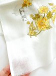 画像3: 作成用スカーフ　モダンレトロヤズマ　ホワイト×カナリーイエロー (3)