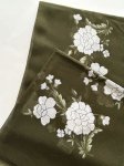 画像1: 作成用スカーフ　モダンレトロヤズマ　ダークシックグリーン (1)
