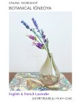 画像2: オンラインワークショップ BOTANICAL IĞNEOYA vol.9 イングリッシュ&フレンチラベンダー🪻 (2)