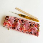 画像6: インド刺繍リボンのレクタングルバネポーチ(細幅タイプ) (6)